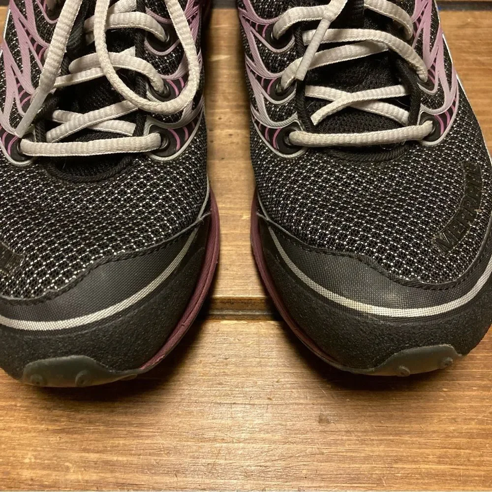 Merrell Mix Master Glide Trail Running Shoes Size 7 Black Purple